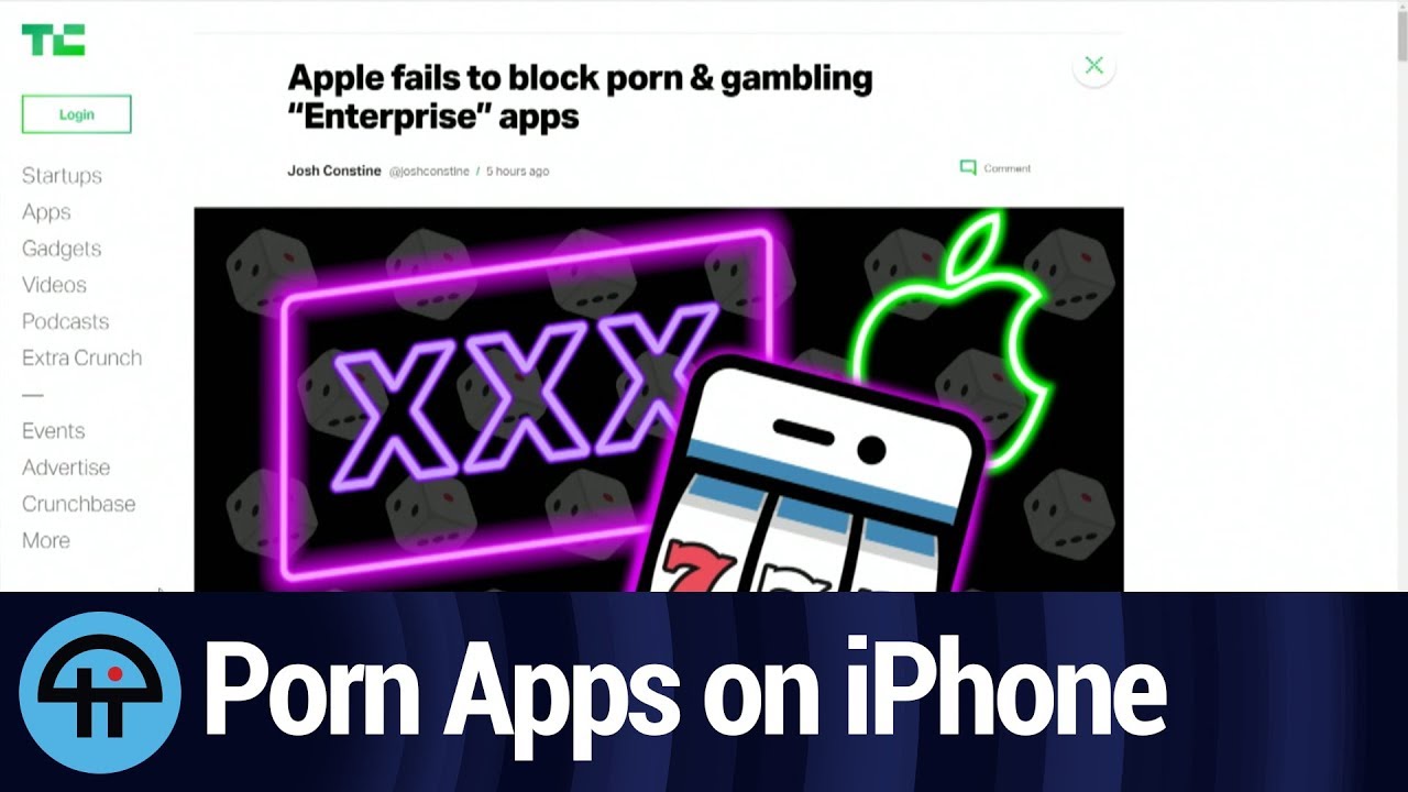 Xxx Apps - Porn and Gambling Apps Sneak Onto iPhone - YouTube