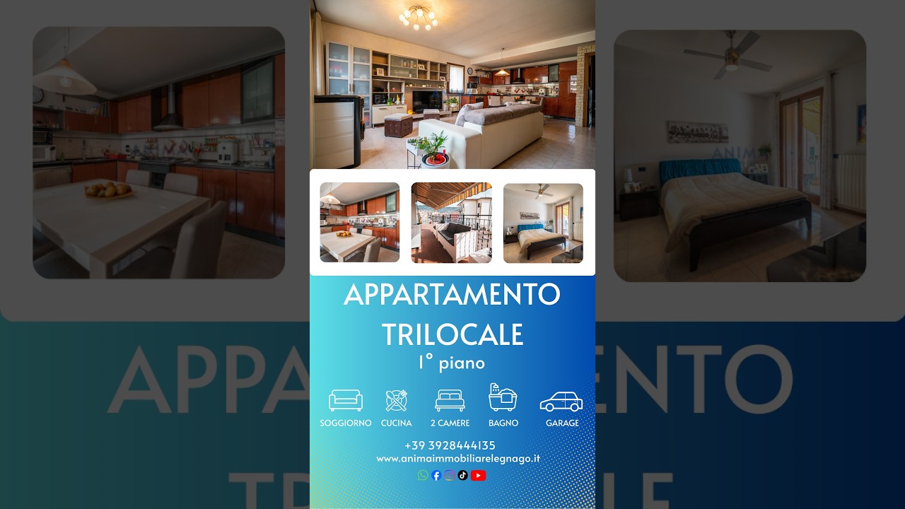 🏡 Appartamento trilocale in centro a Montecchia di Crosara