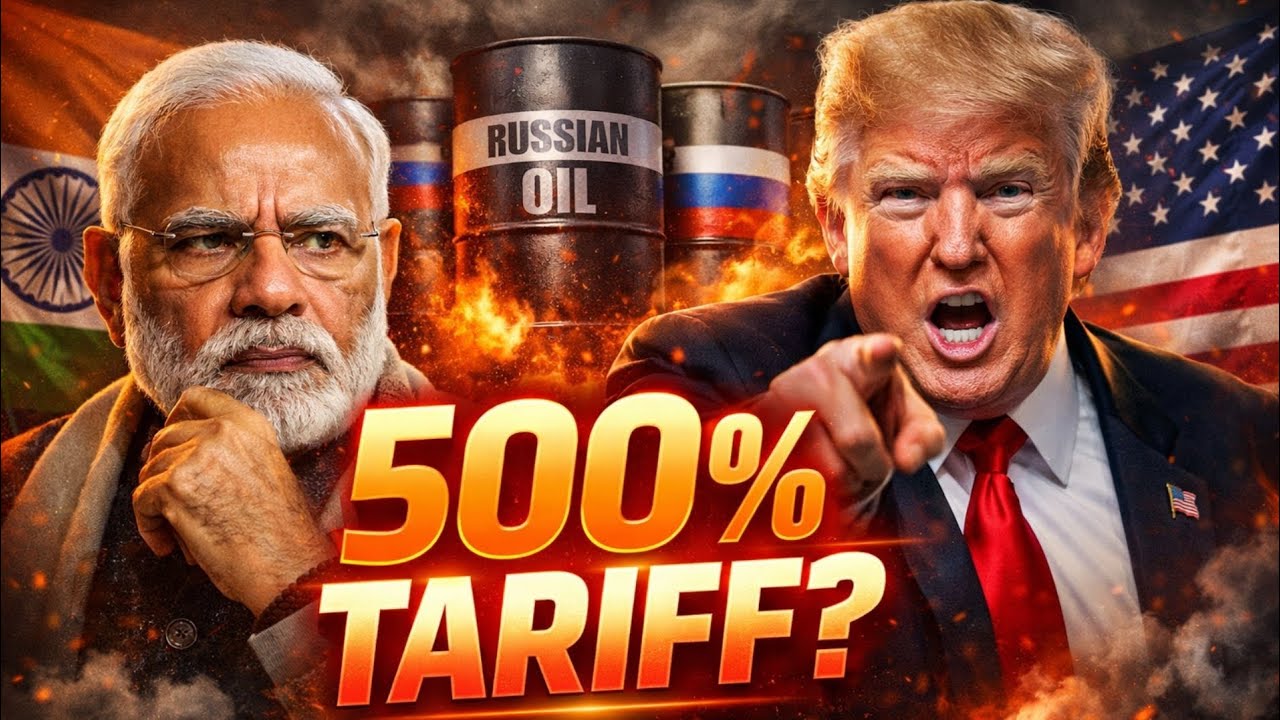Russia Oil Ban Bill: भारत पर 500% अमेरिकी टैरिफ़ लगेगा? ट्रंप का नया बिल भारत-चीन पर असर डालेगा?