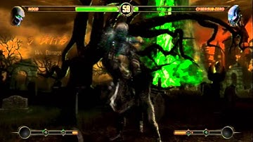 Mortal Kombat 9 - Cyber Sub-Zero VS Noob Saibot (with Commentary)