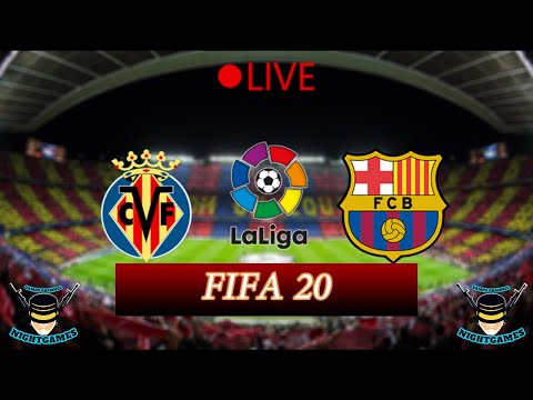 🔴-مباراة-برشلونة-وفياريال-⚽-الدوري-الاسباني-🔥-⚽fifa-20⚽