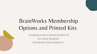 BrainWorks Memberships and Kits screenshot 1