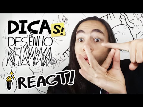 DICAS de DESENHO RELÂMPAGO: Reagindo, respondendo e comentando!