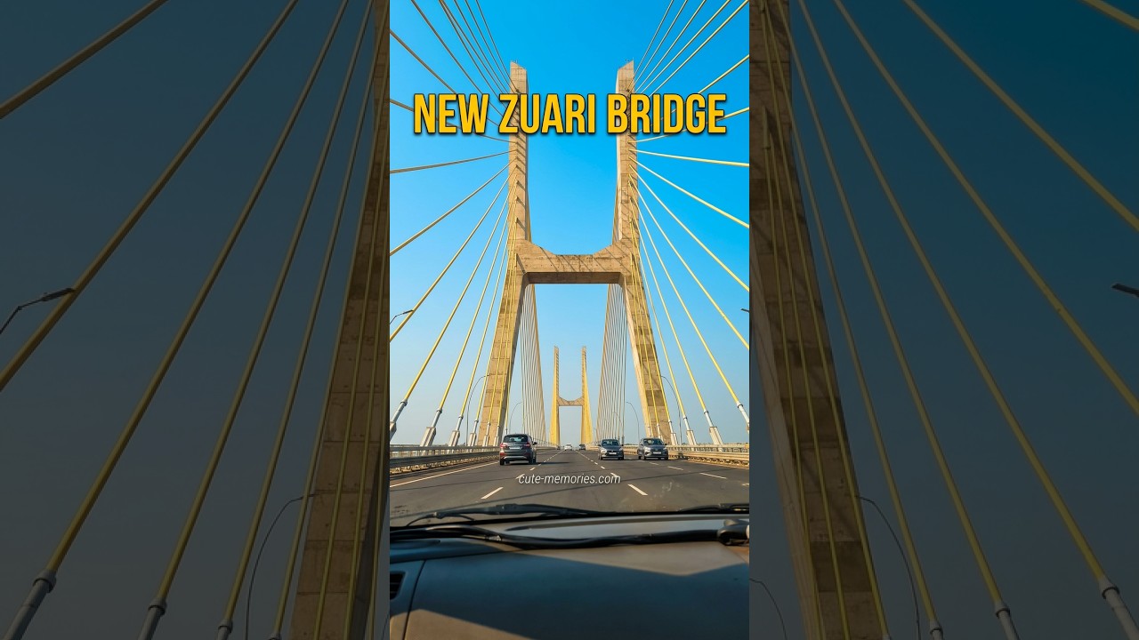 GOA Trip - New Zuari Bridge | #triptogoa #goatourism #goatourist #zuaribridge