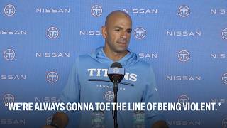 Robert Saleh, Anthony Hill Jr., Amani Hooker, Tony Pollard & Cordell Volson | Tennessee Titans