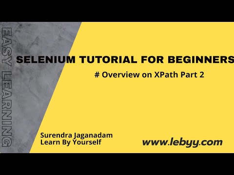 Selenium XPath Tutorial
