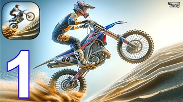 Stunt Bike Extreme - Gameplay Part 1 Levels 1-11 Motocross Racing Game Video (iOS, Android)