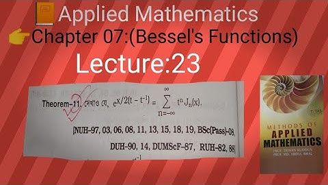 Applied Mathematics// Honours 4th year// Bessel