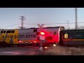 Two VIA Rail trains (GE P42DC Genesis) pass on CN’s Kingston Sub | Nov. 16, 2024