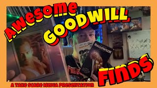 Awesome GOODWILL Finds | Halloween VHS Found | DIE HARD 2001 DVD Set secured ￼