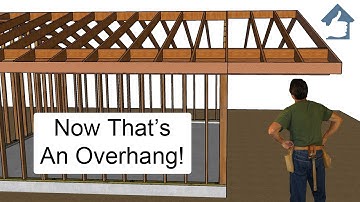 What No Posts? - Learn How To Build An Extended Gable Roof Cantilever