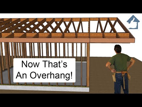 What No Posts? - Learn How To Build An Extended Gable Roof Cantilever