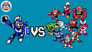 Knight Man VS Robot Masters | Mega Man CPU Battle