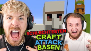 Die 5 SCHLECHTESTEN CRAFTATTACK BASEN allerzeiten! 🤣