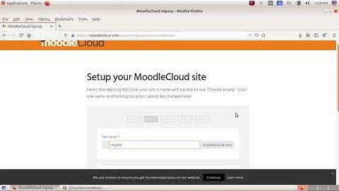1. MOODLE CLOUD Site Creation Registration