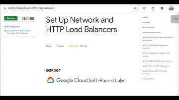 Set Up Network and HTTP Load Balancers || [GSP007]