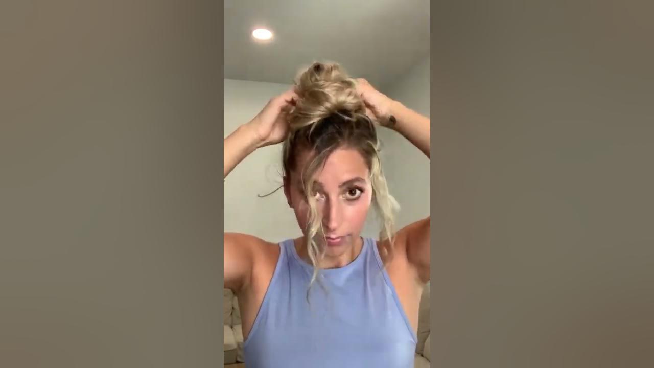 Messy Bun Hack I’ve Never Seen Before! Try it!! #shorts - YouTube