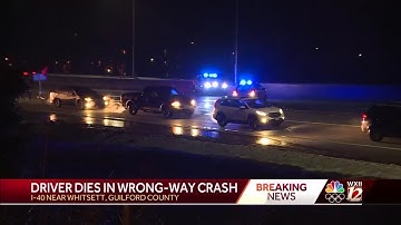Guilford County: Wrong-way driver causes fatal crash, all south I-40/85 lanes back open