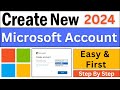 Create a new microsoft account  2024  stepbystep guide 