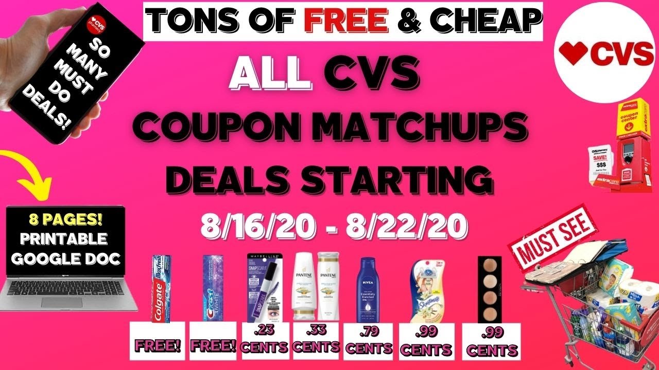 CVS 🔥 HOTTEST DEALS & FREEBIES STARTING 8/16 | CVS COUPON MATCHUPS DEAL BREAKDOWNS STARTING 8/16