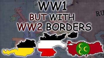 WW1 but with WW2 Borders - Hoi4 Timelapse