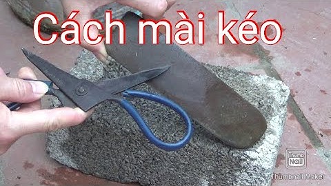 Cách mài kéo tỉa lá