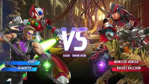 Marvel Vs. Capcom Infinite (Zero/Hawkeye) Vs (Monster Hunter/Rocket Raccoon)