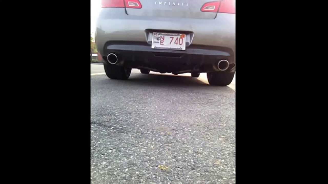 G37X sedan exoticspeed cat back