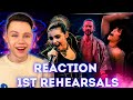 REACTION FIRST REHEARSALS - Eurovision 2023: Loreen, Let 3, Alessandra, Mimicat - Реакция