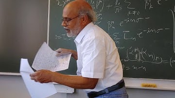 String Theory Lecture - 13 Part - 10/10 by Daya Shankar Kulshreshtha at the Univ. of Oldenburg