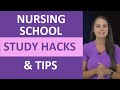 Nursing school study tips  hacks how to study efficiently in nursing school