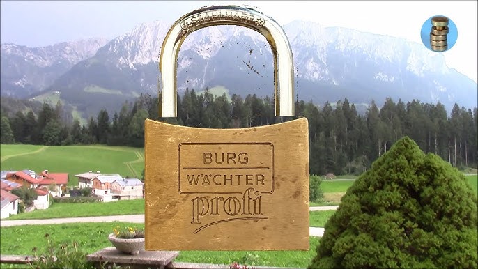 Einsteckschloss picken/öffnen Burg-Wächter Schlüssellochsperre knacken/Lock  Picking/Pick-Set 