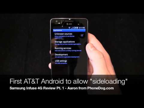 Samsung Infuse 4G Review Part 1