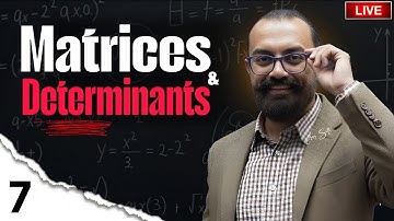 Crack NDA 1 2026 Maths 🫨 Matrices & Determinants Live Class with Tricks - NDA Syllabus | Day-7