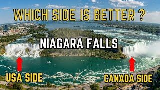 Niagara Falls Canada Side vs. US Side | Which Side of Niagara is Better | Niagara Falls USA View