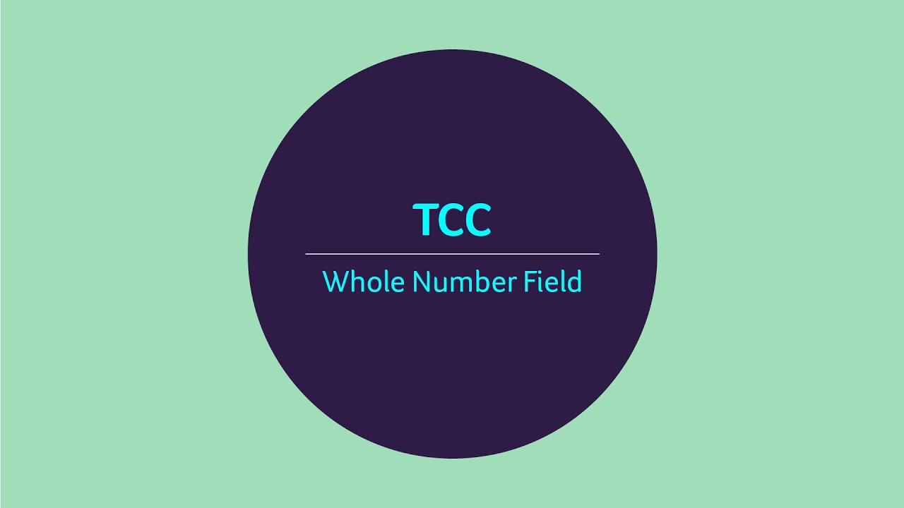 15 Whole Number Field - YouTube