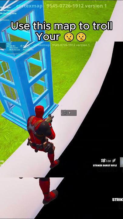 USE THIS MAP TO TROLL YOUR FRIENDS. CODE: CORTEX 1V1 FFA #FORTNITE #FORTNITEBR #FORTNITEMAPS