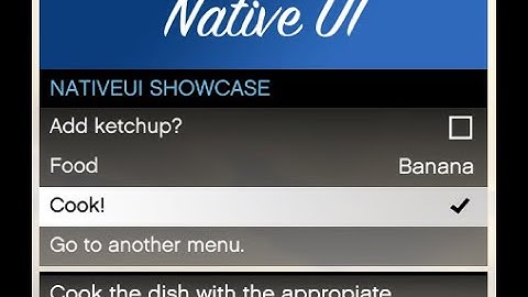 How to install Native UI 1.9.1 (2020) GTA 5 MODS