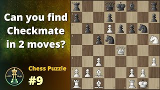 Can you find Checkmate in 2 moves? (puzzle #9) | Chess Puzzle