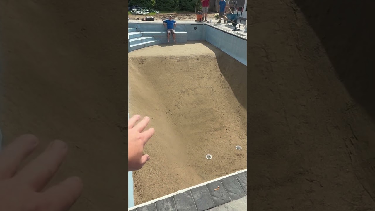 Liner about to go in on our renovation project 