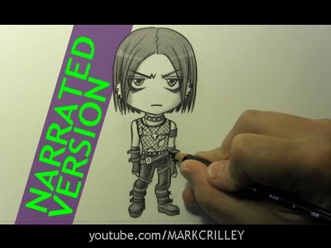 How to Draw a Chibi "Goth" Character