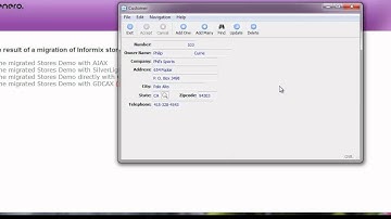 Modernizing the 4GL stores demo: Overview (Video 1 of 5)