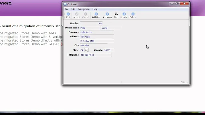 Modernizing the 4GL stores demo: Overview (Video 1 of 5)