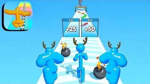 Tall man run New iOS max level gameplay noob vs Pro vs hacker level 9999 #gameplay