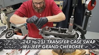 EP.28  247 to 231 WJ TRANSFER CASE SWAPPING  WJ JEEP GRAND CHEROKEE