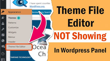 Theme File Editor is missing in Wordpress panel (100% SOLVED)