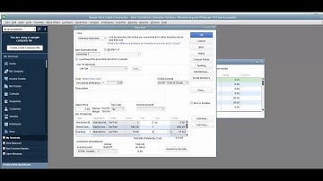 Adding an Assembly (BOM) Item in Quickbooks