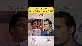 Dean Cain vs Henry Cavill Compare net worth of !#celebrity #networth #networthcomparison #superman