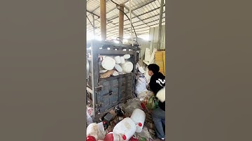 Plastic barrels stuck in the baler? Here’s how I solved it!