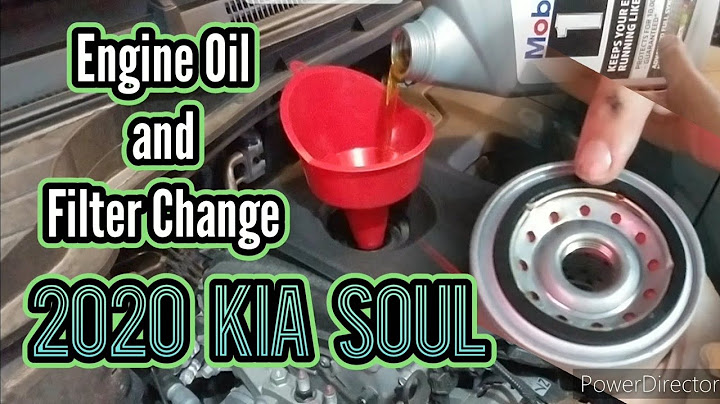 Kia soul 2022 oil filter
